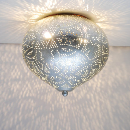 Oosterse plafonnière | Vintage zilver | Plafondlamp | Arabische lampen | Amsterdam