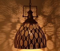 Oosterse hanglamp | Filigrain | Vintage koper | Oosterse lampen | Arabische verlichting