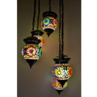 Oosterse hanglamp | Glasmozaiek | Arab lampen | Oosterse lampen | Oosters interieur