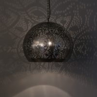 Oosterse hanglamp | Marokkaanse lamp | Oosterse lampen | filigrain | Vintage zilver | Oriëntaalse lampen | Verlichting | Sfeerverlichting