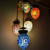 Oosterse hanglamp | Papaya | Mozaiek | Oosterse hanglampen
