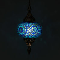 Oosterse hanglamp | Mozaïek | Blauw | Marokkaanse lamp | Lantaarn | Amsterdam