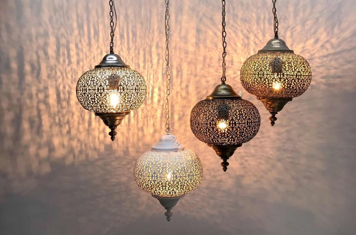 Super Marokkaanse hanglampen | Oosterse lampen | Filigrain | Mozaiek MD-74