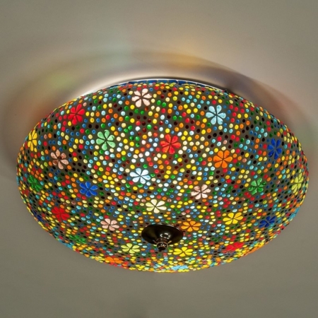 Oosterse lamp | Mozaiek | Plafonniere | Online Oosterse lampen voor scherpe prijzen gratis verzenden snelle in huis