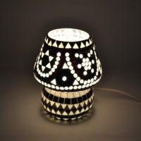 Oosterse tafellamp | Marokkaanse lampen | Mozaiek | Zwart wit | Oosterse lampen | Amsterdam | Rotterdam | Arab lamp