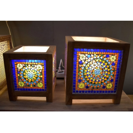 Oosterse tafellamp | Mozaiek | Multi colour | Oosterse lampen