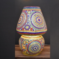 Oosterse tafellamp | Mozaiek lamp | Multicolour | Oosterse lampen | Gratis verzenden