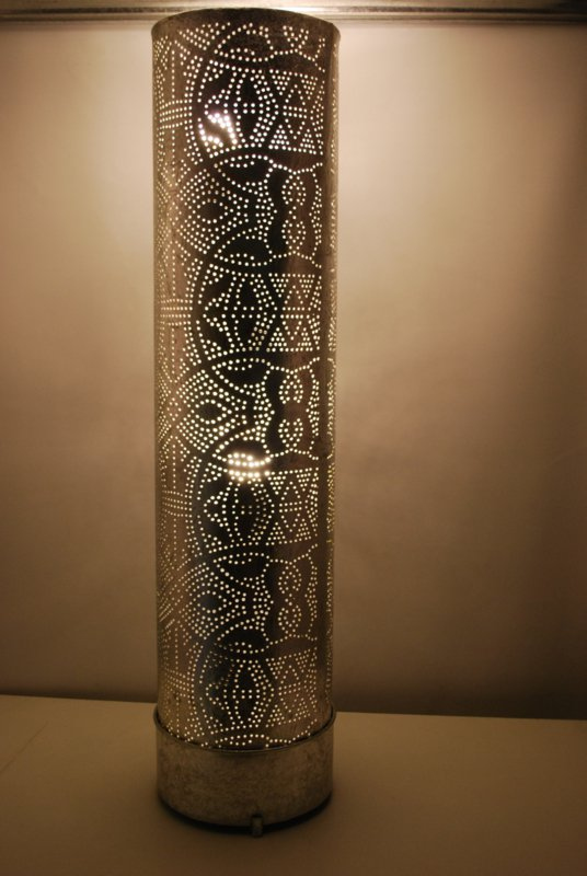 Oosterse vloerlamp filigrain 100 cm hoog | Sfeerrijke lampen