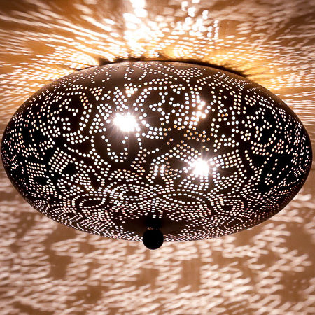 Oosterse plafondlamp Arabische lampen Marokkaanse lamp Mozaïek en Filigrain