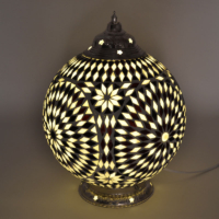 Oosterse tafellamp | Zwart wit | oosterse lampen | Scherpe prijzen